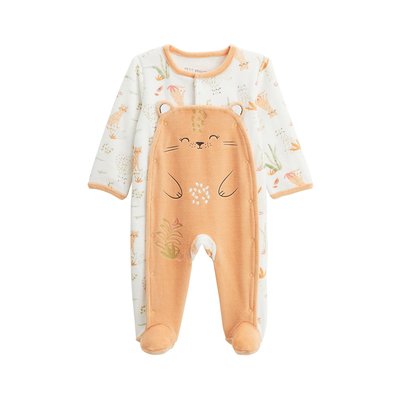 Pyjama bébé en velours ouverture pont Sierra PETIT BEGUIN