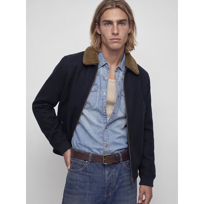 Giacca in misto lana con collo in sherpa JACK & JONES