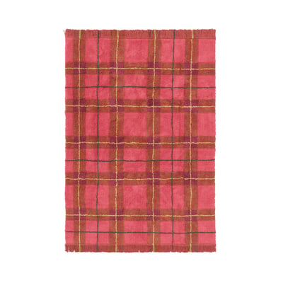 Tapis lavable rectangulaire à carreaux WOUF WOUF LORENA CANALS