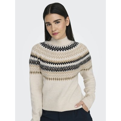 Pull en fine maille à motif jacquard ONLY