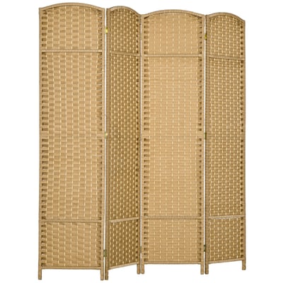 Cloison de séparation Bois de pin Bois HOMCOM
