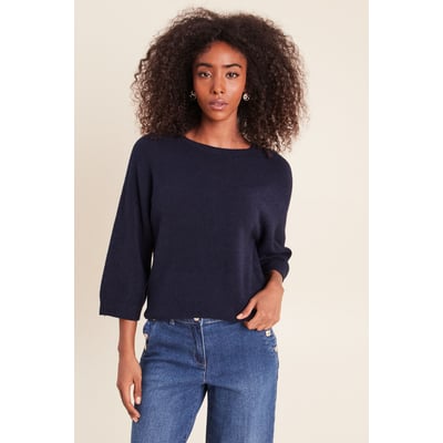 Pull droit col rond manches 3/4 BREAL
