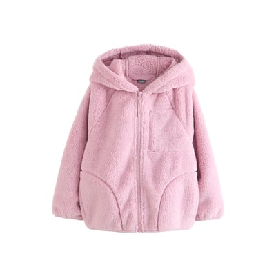 Veste à capuche zippée en polaire NEXT