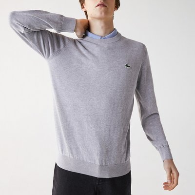Pullover mit rundem Ausschnitt, Bio-Baumwolle LACOSTE