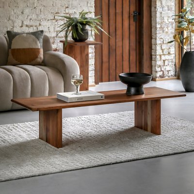 Bettiah Acacia Wood Coffee Table SO'HOME