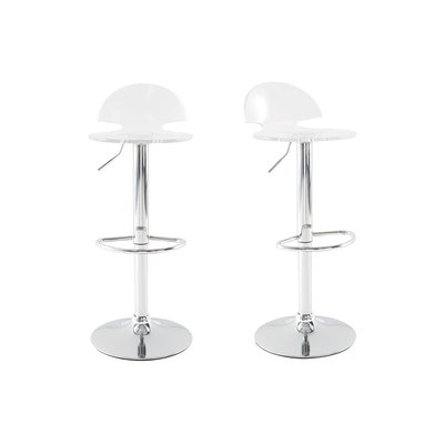 Tabourets de bar design plexiglas transparent (lot de 2) ORION MILIBOO