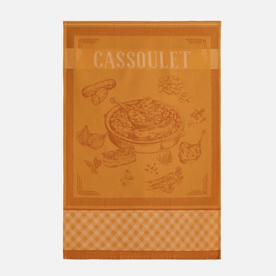 Torchon jacquard en coton CASSOULET COUCKE