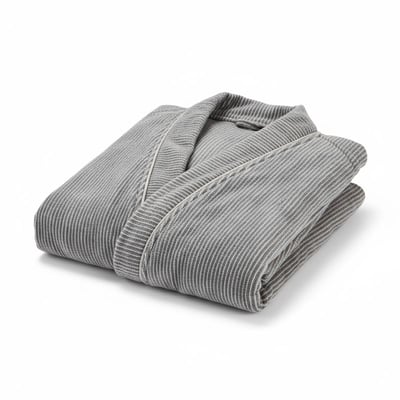 Peignoir Rayé - Éponge et Velours 380g/m² TRADITION DES VOSGES