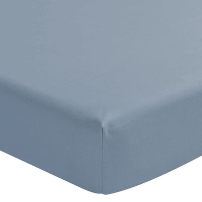 Drap housse uni en lin lavé, bonnet de 30cm, NOUVELLE VAGUE ALEXANDRE TURPAULT