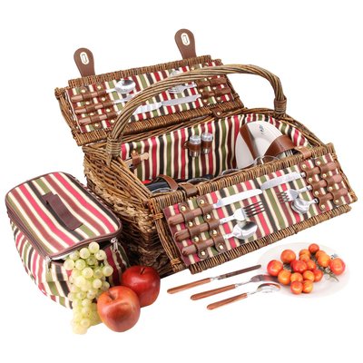 Panier pique-nique Montmartre 4 pers LES JARDINS DE LA COMTESSE