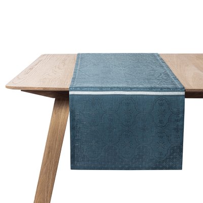 Chemin de table en Lin, ARMOIRIES LE JACQUARD FRANCAIS