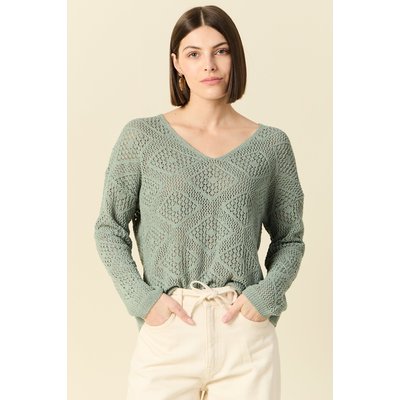 Pull manches longues ajouré BONOBO