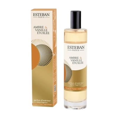 Parfum d'intérieur - Vaporisateur Ambre et vanille étoilée 75ml ESTEBAN