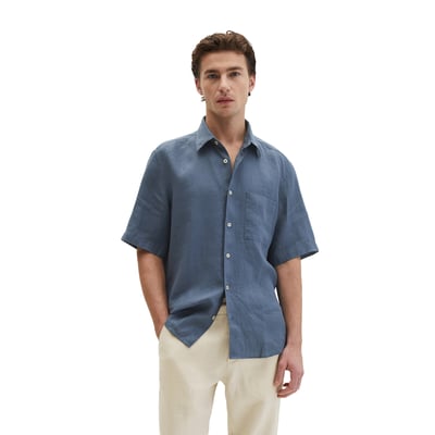 Chemise à manches courtes regular en pur lin MARC O'POLO
