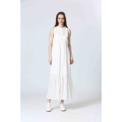 Robe sans manches avec détail broderie SEE U SOON