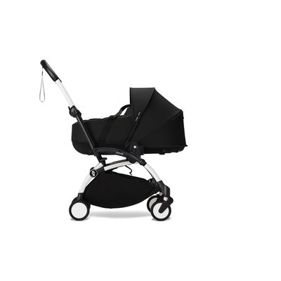 Poussette YOYO 3 avec nacelle cadre blanc STOKKE