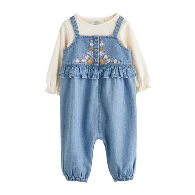 Ensemble bébé salopette body NEXT