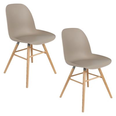 Lot de 2 chaises de table en Polypropylene - ALBERT KUIP ZUIVER