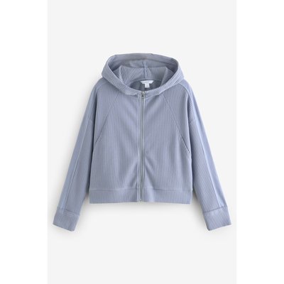 Veste à capuche zippée texture gaufrée NEXT