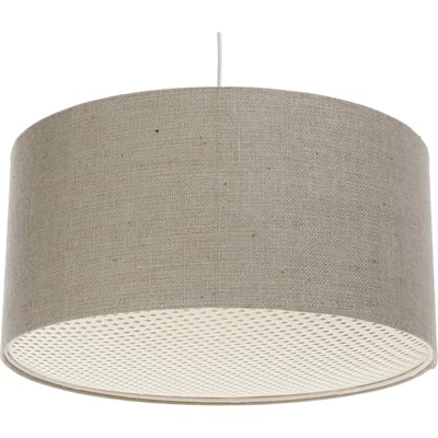 Suspension ronde en chanvre et rotin Boho Elegant BPS KONCEPT