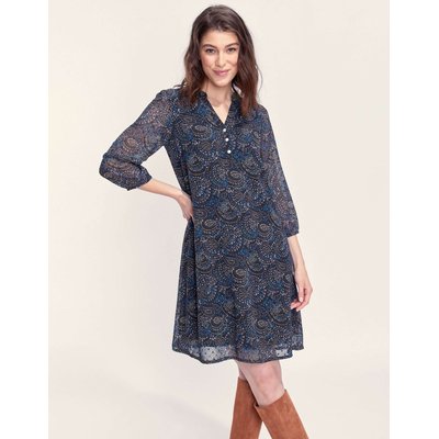 Robe imprimée évasée doublée AKALIA LA FIANCÉE