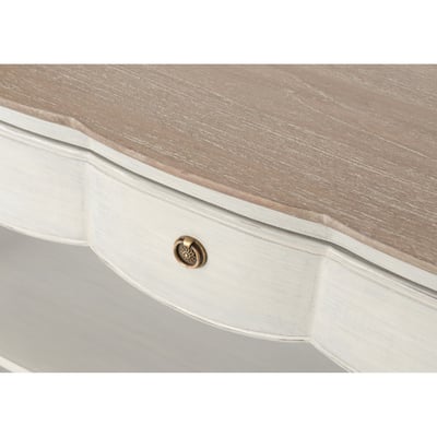 Console 1 tiroir beige en bois L80 cm Maddy AMADEUS