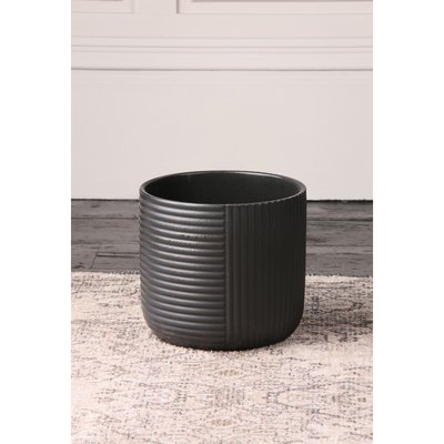 21x23cm Black Geo Lines Planter SO'HOME
