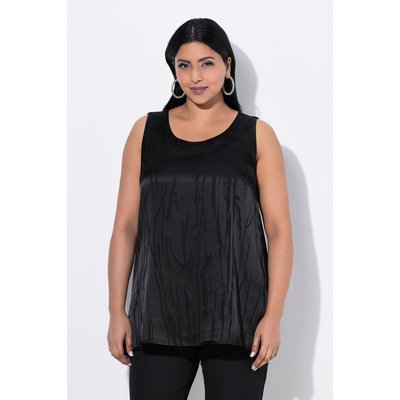 Blouse sans manches en satin dévoré ULLA POPKEN