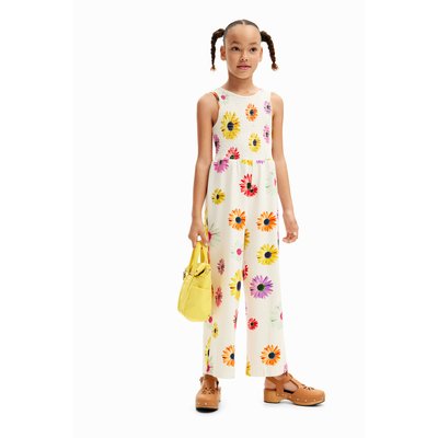 Longue combinaison bretelles marguerites DESIGUAL
