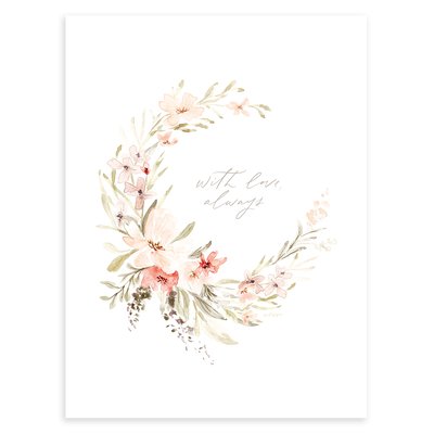 Affiche couronne de fleurs APOLLINE LILIPINSO