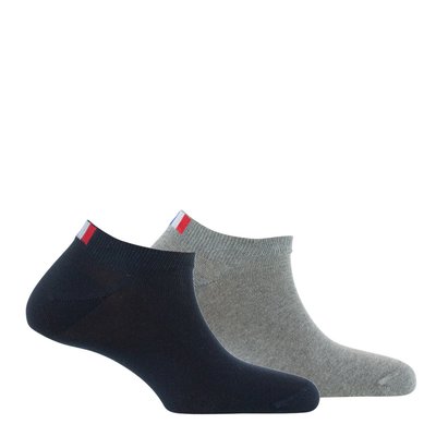 Lot de 2 paires de chaussettes invisibles en coton MADE IN FRANCE KINDY