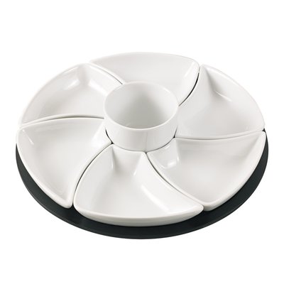 Service apéritif   8 pièces 30 cm-HÉLICE TABLE PASSION