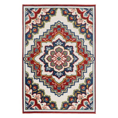 Tapis intérieur extérieur avec effet sculpté DAHLIA AFK LIVING