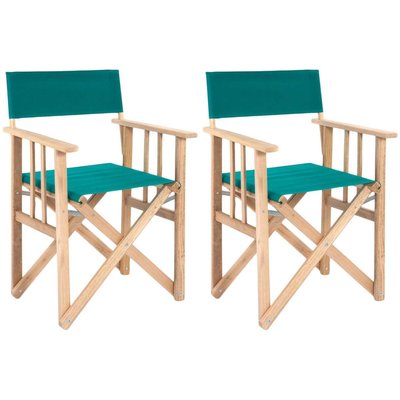 Fauteuil pliable réalisateur en eucalyptus JARDINDECO