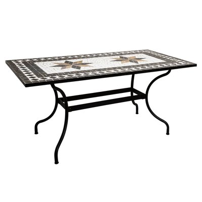 Table à manger rectangulaire mosaïque KIPOS ATMOSPHERA