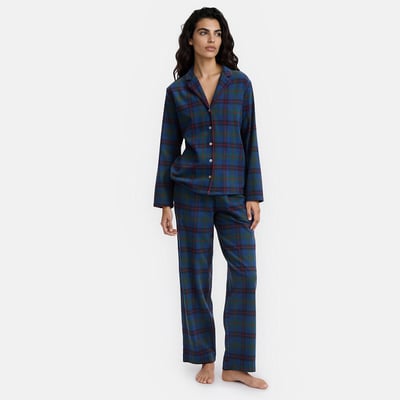 Pyjama en flanelle à carreaux ANNE WEYBURN