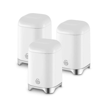 Set of 3 Solace Canisters SWAN