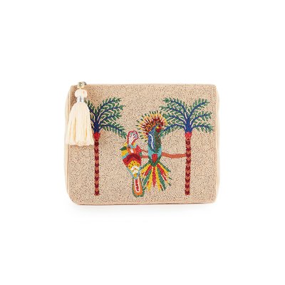 Sac pochette tissage de perles BERTILLE WILD
