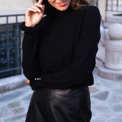 Pull col roulé cachemire femme pas cher on sale
