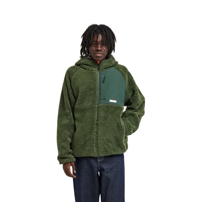 Sweat à capuche réversible en sherpa WOLFE SHERPA ELEMENT