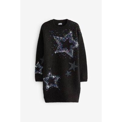 Robe-pull avec étoile à sequins NEXT