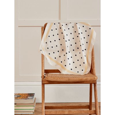 Carré bandana pois en soie CYRILLUS