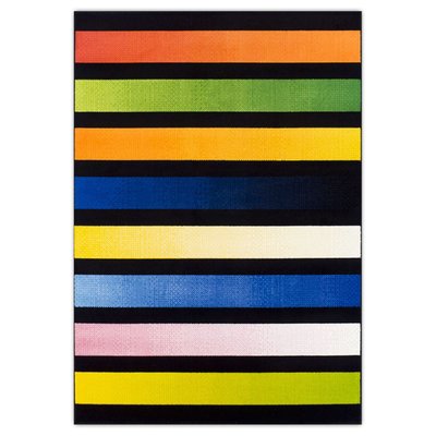 Tapis géométrique Happy Color tissé machine THEKO
