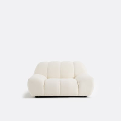 Fauteuil XL, bouclette épaisse, Nuria LA REDOUTE INTERIEURS