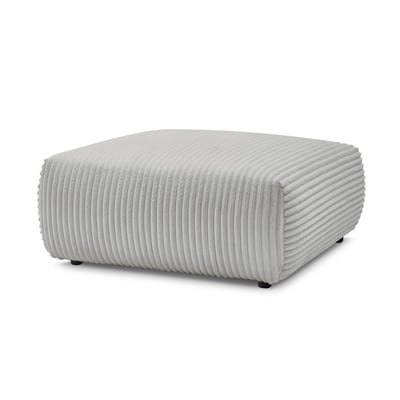 Pouf gros côtelé doux, LUCIEN BOBOCHIC