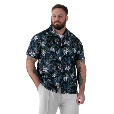 Chemise de vacances manches courtes motif/style hawaïen CORDEN DUKE