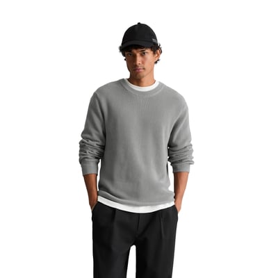 Pull coupe classique en pur coton biologique MARC O’POLO DENIM
