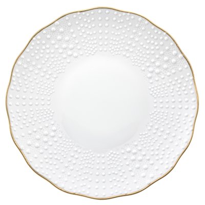Coffret 3 assiettes de présentation - CORAIL BLANC MEDARD DE NOBLAT