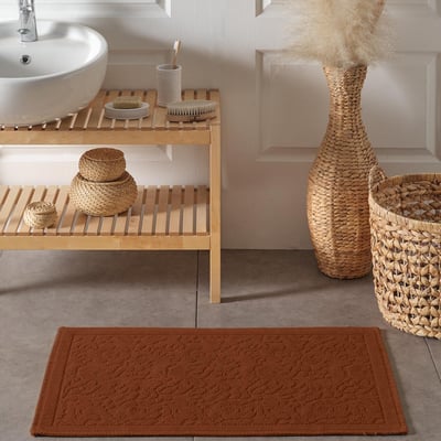 Tapis de bain et descente de lit en coton 1500 g/m² PUNTO ARABESK SENSEI MAISON