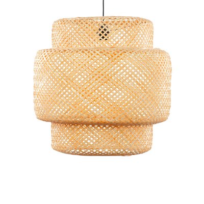 Abat jour en Suspension bambou naturel foncé MAISON AUBERTIN